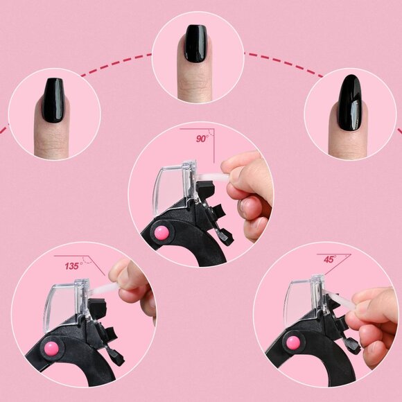 Acrylic Nail Clipper Adjustable Stainless Steel Cutter(1 set) - Picture 5 of 12